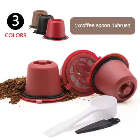 3pcs/Set Refillable Dolce Gusto Coffee Capsule Nescafe Dolce Gusto Reusable Capsule Gusto Capsules D