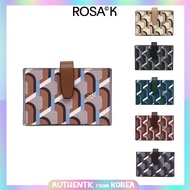 ROSA K WOMEN MONOGRAM ACCORDION WALLET 5 COLORS