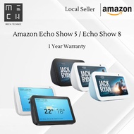 Amazon Echo Show 5 (3rd Gen, 2023 release) | Echo Show 8 (2nd Gen) I Smart display with Alexa