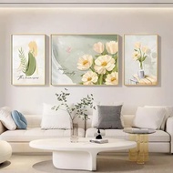 Combo of 3 Flower Mirror Paintings - Super Sharp 5D Printing, Decoration & Meaningful Gifts | Mizan 