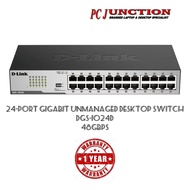 24-Port Gigabit Unmanaged Desktop Switch DGS-1024D