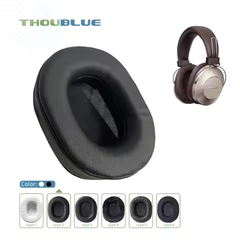 THOUBLUE Replacement Ear Pad For Pioneer SE-MS7BT-K SE-MS9BN Earphone Memory Foam Cover Earpads Head