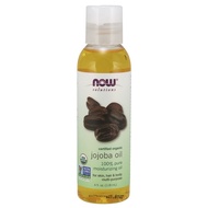 ☃NOW Foods, Solutions, Certified Organic Jojoba Oil, 4 fl oz (118 ml)♟