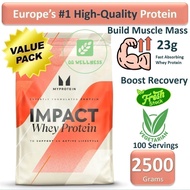 Myprotein Impact Whey Protein Powder 1KG/2.5KG Daily Boost Post-workout High Quality Increase Muscle