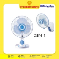 Miyako KAD-927B KAD 927 KAD927 927B 2-in-1 9" Desk Fan + Wall Fan