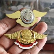 PIN KORPRI MODEL WING PREMIUM / LENCANA KORPRI ASN KUNINGAN EMAS PREMIUM