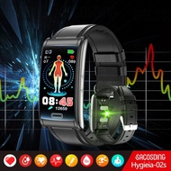 SACOSDING Blood Glucose Monitor Health Smart Watch ECG+PPG Blood Pressure Measurement IP68 Waterproof Sport Fitness Smartwatch