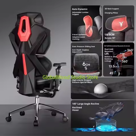 Living Room Folding Chairs Furnitures Assembly Pc Chair for Home Office Chair Ergonomic Chairs Gamin