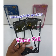 BAZEL BEZEL TUTUP MESIN SAMSUNG A920 A9 2018 ORI LIST SAMPING A920F