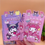 LOTSO KUROMI DIARY BINDER STICKER BOOK SANRIO LOTSO STICKER | SANRIO CINAMOROL STICKER BOOK | MELODY