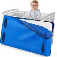 Colingmill 1 Pcs Crib Mattress Storage Bag with Zipper and 8 Reinforced Handles Oxford Cloth Waterpr