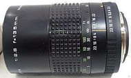 全新庫存CarlZeissJena製造Meyer-Optik人像鏡頭135/2.8MC-PBmount (可加Cano