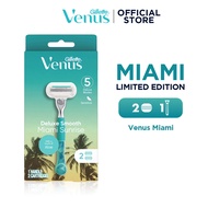 Gillette Venus Sunrise Deluxe Smooth Sensitive Handle & Refills