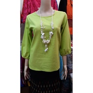 Bangkok Linen blouse oblong from janet thailand