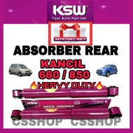 Heavy Duty Perodua Kancil 660 850 Gas Performance Shock Absorber Rear Set KSW Heavy Duty Twin Valve