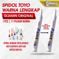 BISA BAYAR DI TEMPAT ! 100% ORIGINAL ! SPIDOL TOYO MARKER PAINT SPIDOL BAN TOYO PERMANEN ORIGINAL MU