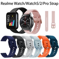 For Realme Watch3/2/2Pro Strap Soft Silicone Band Replacement for Realme Watch S/S Pro Watchband Bracelet Fashion Sport Strap Wristband for Realme Watch Accessories