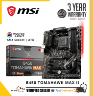 Fast Shipping > MSI B450 TOMAHAWK MAX II -  AM4 ATX GAMING MOTHERBOARD