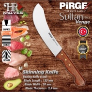 Pirge Rose Skinning Knife Bullnose 15 cm -Pisau Lapah -Bullnose Skinning 31069