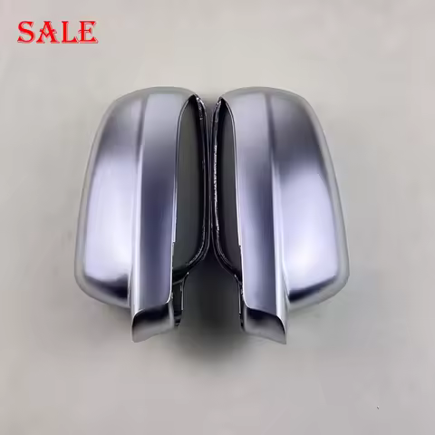 2 PCS Side Mirror Cover For VW Golf 4 MK 4 B5 Matt Chrome Mirror Cover Rearview Side Cap