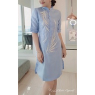 FILIPINIANA BARONG DRESS FOR WOMEN PURE EMBROIDERED