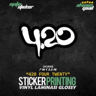 STICKER/STICKER PRINT CUT 420 FOUR TWENTY