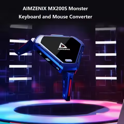 AIMZENIX AX600 MONSTER K&M Game Adapter for PS5, PS4, PC, Xbox Series X/S, Nintendo Switch Emulator 