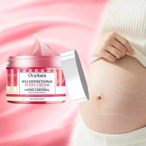 Pregnancy Belly Stretch Mark Cream for Elasticity Caffeine & Arnica Body Moisturizer Soothing Itchy 