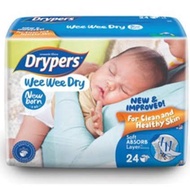 Newborn Travel Pack 24PCS Drypers Wee Wee Dry Pampers Newborn NB24