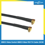 New MMCX Male Plug Connector Switch MMCX Male RG174 Jumper Cable 10CM/20CM/30CM/50CM/100CM