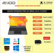 Axioo Mybook Pro K5 (8N2) 14 I5 1135G7 8GB 256SSD W10PRO 14.0 Silver
