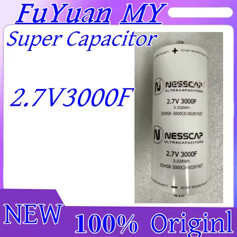 1PCS South Korea 2.7V3000FNew Original Super Capacitor spot-welder capacitor positive and negative 3