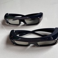 SONY 3D眼鏡 TPG-BR100 眼鏡2副連眼鏡原裝袋 Sony 3D Glasses