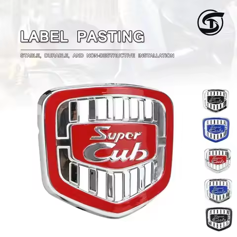 3D Motorcycle Decoration Stickers Moto ABS for Honda Super CUB C70 50 C90 CC110 C125 CT125 Emblem Ba
