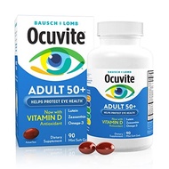 Ocuvite Eye Vitamin & Mineral  Zinc, Vitamins C, E, Omega 3, Lutein, & Zeaxanthin, 90 Softgels