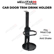 Car Accessories Drink Holder Door Trim Cafe Holder Black