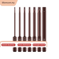 <LOMC>65mm H1.5-H6 Alloy Steel Magnetic Hex Head Screwdriver Bits Screw Driver Tools