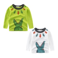 Boy Cotton T shirt Crocodile Clothes Cute Fish Girls Tops Unisex Children Clothing Baby Boys T-shirt