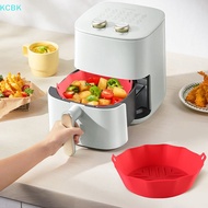 【KC】 22CM Air Fryer Silicone Pot Air Fryer Basket Liner Non-Stick Oven Baking Tray 【BK】