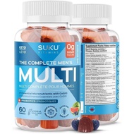 SUKU Vitamins - Men Multivitamin Gummies, Sugar Free, Keto, All Natural, 22 Essential Vitamins/Miner