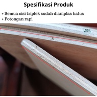 Triplek P30 L25 Tebal 8mm Semi Meranti Plywood 30x25 cm