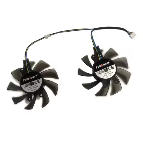 2Pcs/Set FY08015M12LPA,T128015DU,GPU VGA Cooler,Video Card Fan,For KFA2 GTX 1660 Ti White Mini,For K