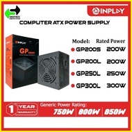 ◱ ☽ ♆ INPLAY GP-SERIES GENERIC POWER SUPPLY GP200B/GP200L/GP250L/GP300L POWER SUPPLY