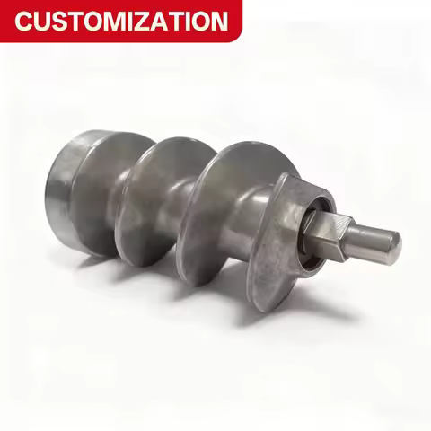 Custom Casting Auger Screw Meat Grinder Spare Parts Stainless Steel Investment Casting Service Feed 
