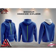 Mockup Baju - Hoodies Zipless