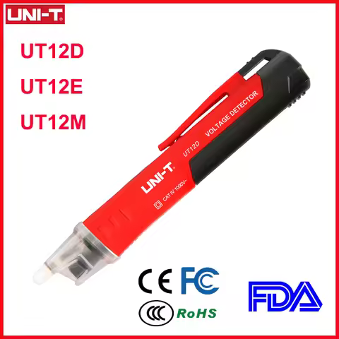 UNI-T UT12D UT12M UT12E Non-contact AC Voltage Detector 24V-1000V Indicator Pen Electric Pencil Stic