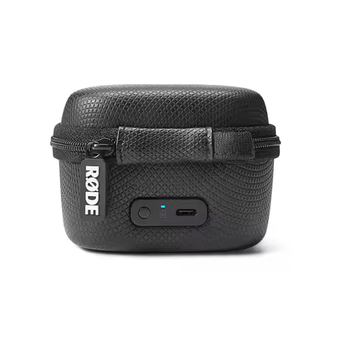 RODE Wireless GO 2 II Three USB-C Outputs Compact Charging Case with 4200 mAH Rechargeable Built-in 