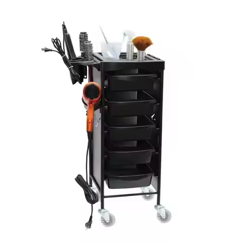 Trolley Hairdresser With Rollers Beauty Salon Cart Furniture Trolly Manicure Support Professional Ha