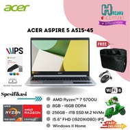 LAPTOP ACER A515 - RYZEN 7 5700U 8GB 512GB SSD 15.6" WIN11