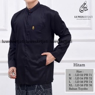 HITAM Muslim Dress KOKO Sturdy, Sturdy, Modern Habib, Plain, AMMU AMU Annur Kazimi Model, KOKO, Flexible, SEMI-Suited With The Most HITS In KOKO, SEMI-Black Suit